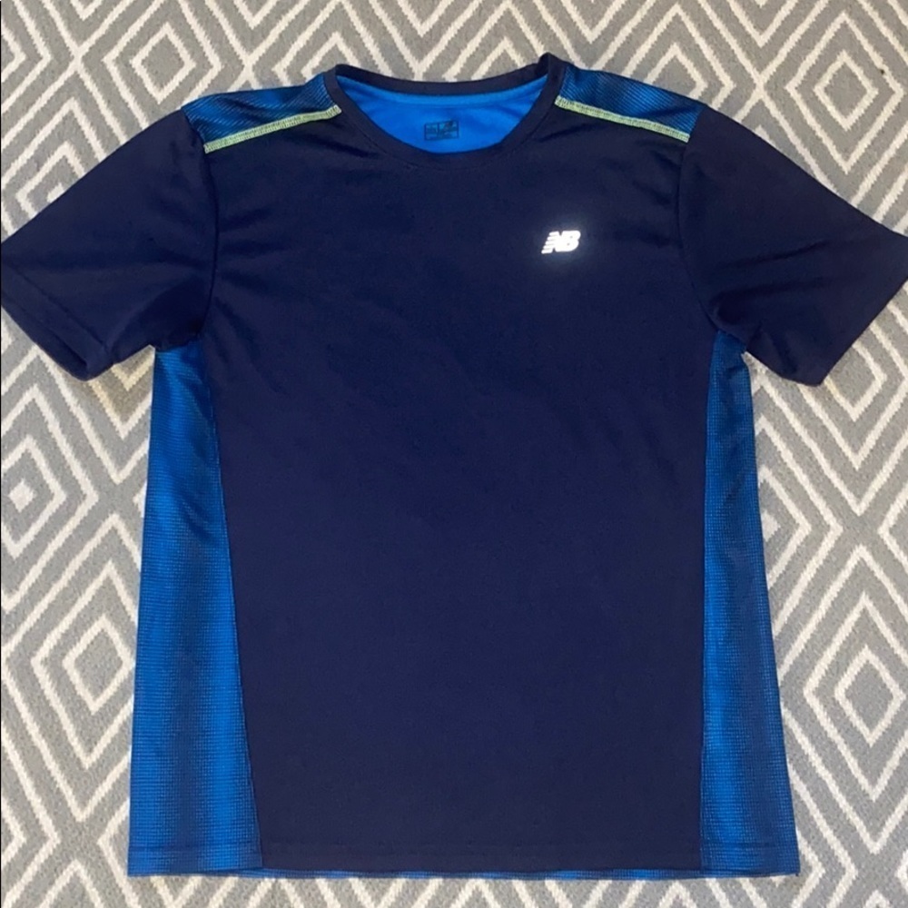 Boys Blue New Balance Shirt
